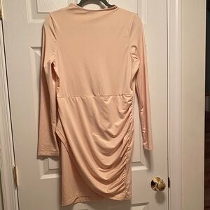 Cream Long Sleeve Dress…size XL